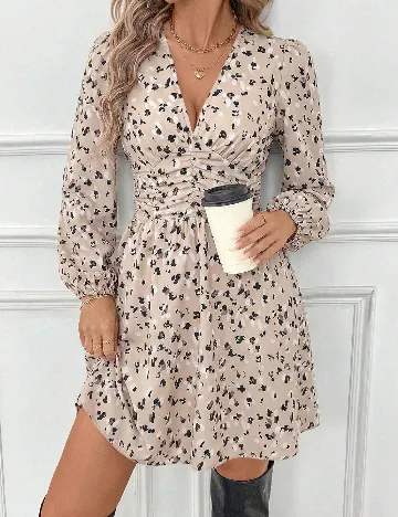 Rochie scurta SHEIN, bej