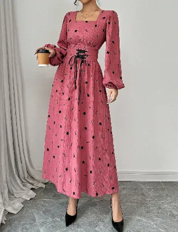 Rochie lunga SHEIN, roz