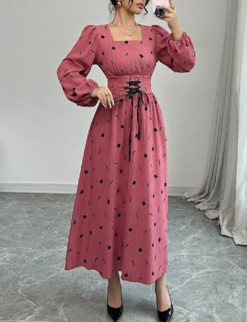 Rochie lunga SHEIN, roz