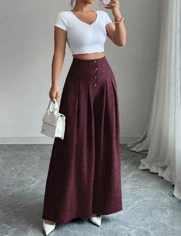 Pantaloni SHEIN, mov