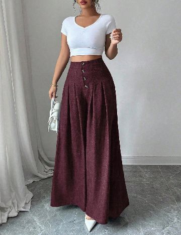 Pantaloni SHEIN, mov