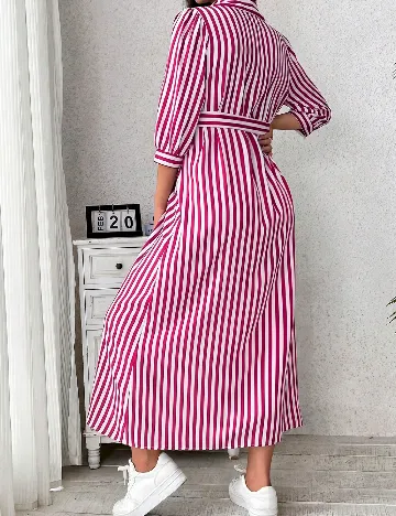 Rochie lunga SHEIN Maternity, magenta