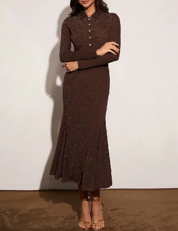 Rochie medie SHEIN, maro