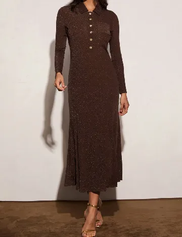 Rochie medie SHEIN, maro