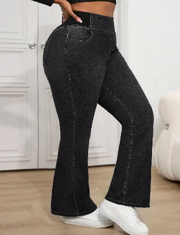 Blugi SHEIN CURVE, negru