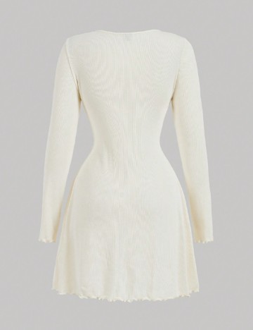 Rochie scurta SHEIN, ecru