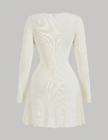 Rochie scurta SHEIN, ecru