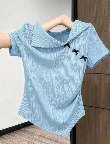 Bluza SHEIN CURVE, albastru