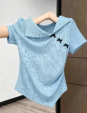 Bluza SHEIN CURVE, albastru