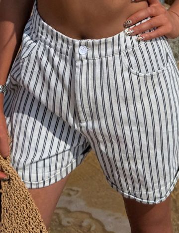 Pantaloni scurti Dazy, alb