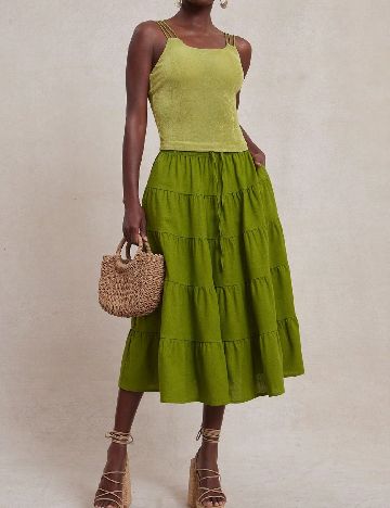 Fusta SHEIN, verde