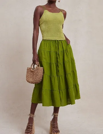 Fusta SHEIN, verde