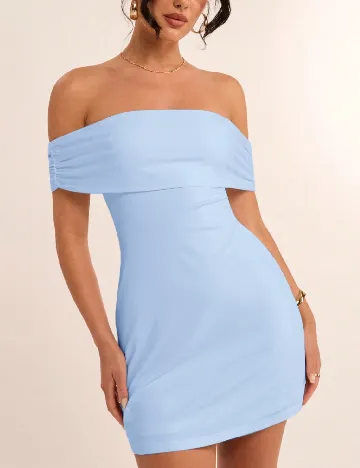 Rochie scurta SHEIN, albastru
