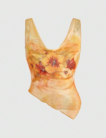 Top Romwe, galben