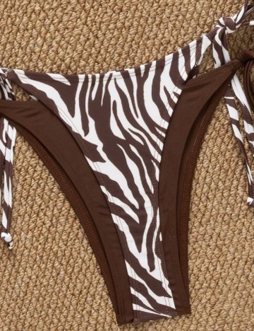 Costum de baie SHEIN, maro