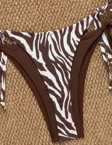 Costum de baie SHEIN, maro