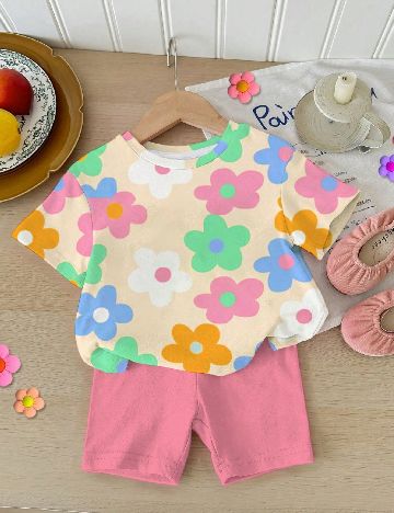 Compleu Shein Kids, mix culori