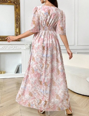 Rochie lunga SHEIN Maternity, floral print