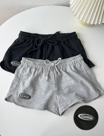 Set pantaloni 2 perechi SHEIN, negru/gri