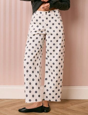 Pantaloni SHEIN, alb