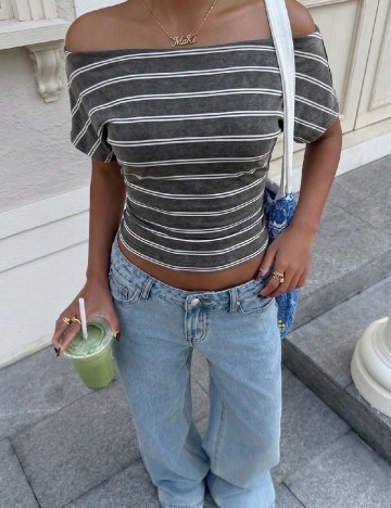 Top SHEIN, gri