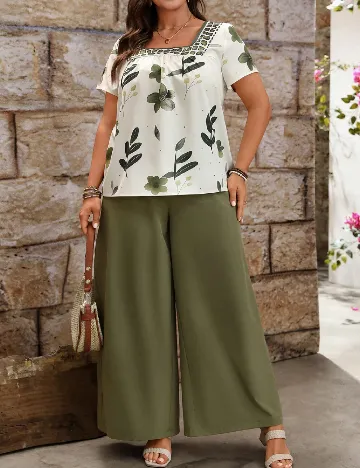 Compleu SHEIN CURVE, verde