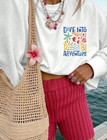 Bluza SHEIN, alb