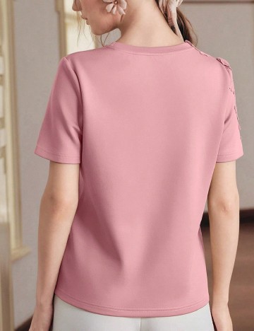 Tricou Anewsta, roz