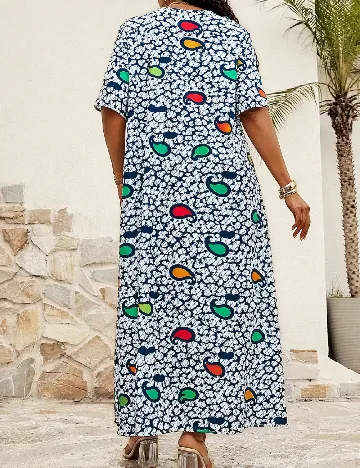 Rochie lunga SHEIN CURVE, mix culori