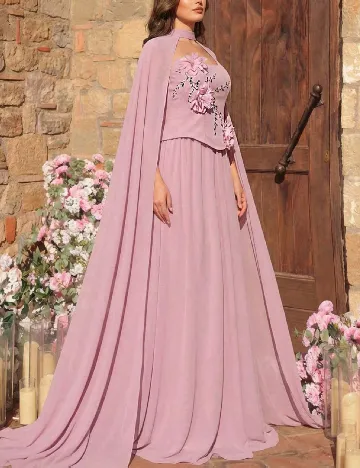 Rochie lunga SHEIN CURVE, roz