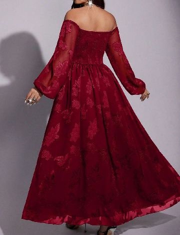 Rochie lunga SHEIN CURVE, rosu