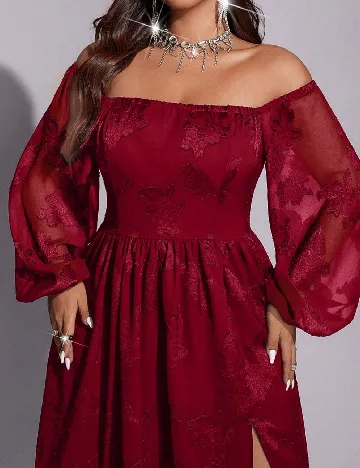 Rochie lunga SHEIN CURVE, rosu