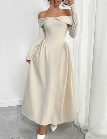 Rochie lunga SHEIN, bej