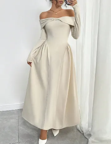 Rochie lunga SHEIN, bej