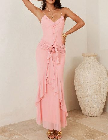 Rochie lunga SHEIN, roz