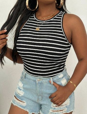 Maiou SHEIN CURVE, negru