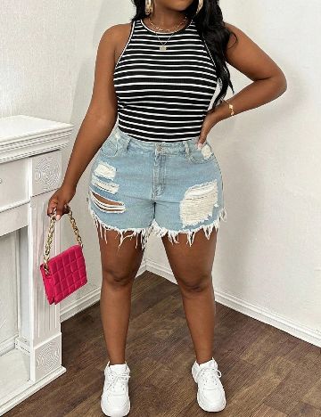 Maiou SHEIN CURVE, negru