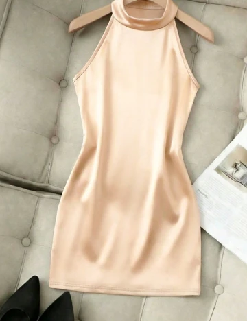 Rochie scurta SHEIN, crem