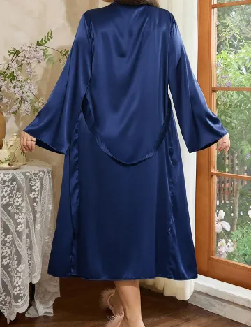 Pijama SHEIN CURVE, albastru