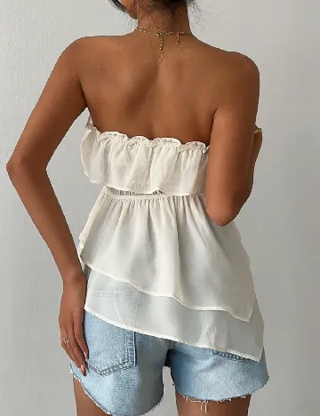 Top SHEIN, crem