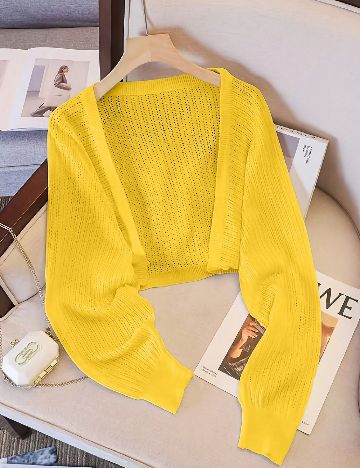Cardigan SHEIN, galben