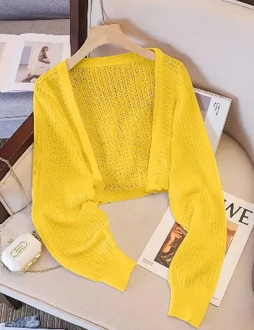 Cardigan SHEIN, galben