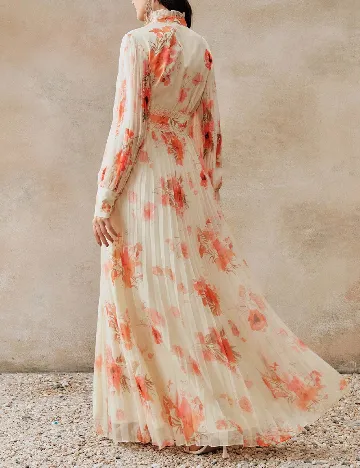 Rochie lunga SHEIN, crem
