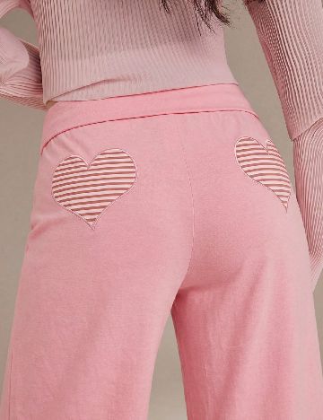 Pantaloni SHEIN, roz
