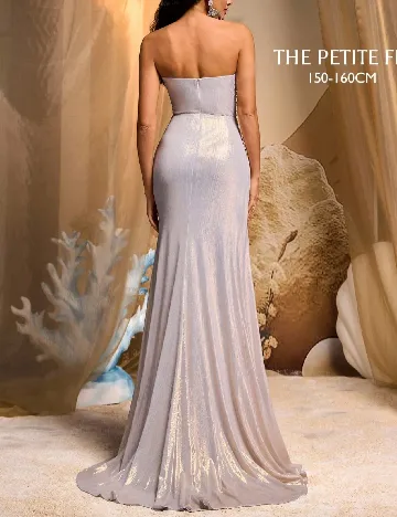 Rochie lunga Glamrae, gri