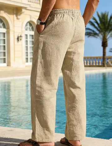 Pantaloni SHEIN, crem