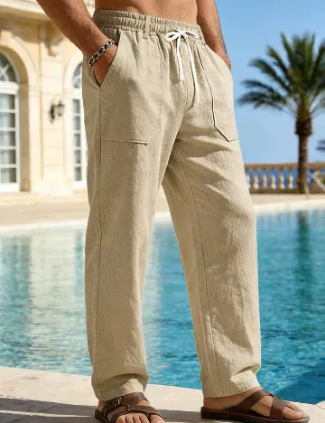 Pantaloni SHEIN, crem