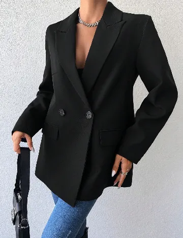 Sacou SHEIN, negru