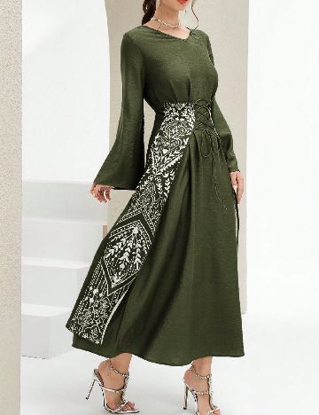 Rochie lunga SHEIN, verde