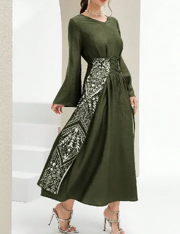 Rochie lunga SHEIN, verde